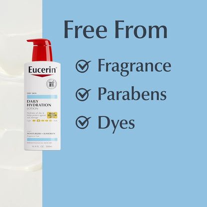 Eucerin Fast-Acting Moisturizer for Office & Desk – Non-Greasy Formula for All-Day Skin Comfort