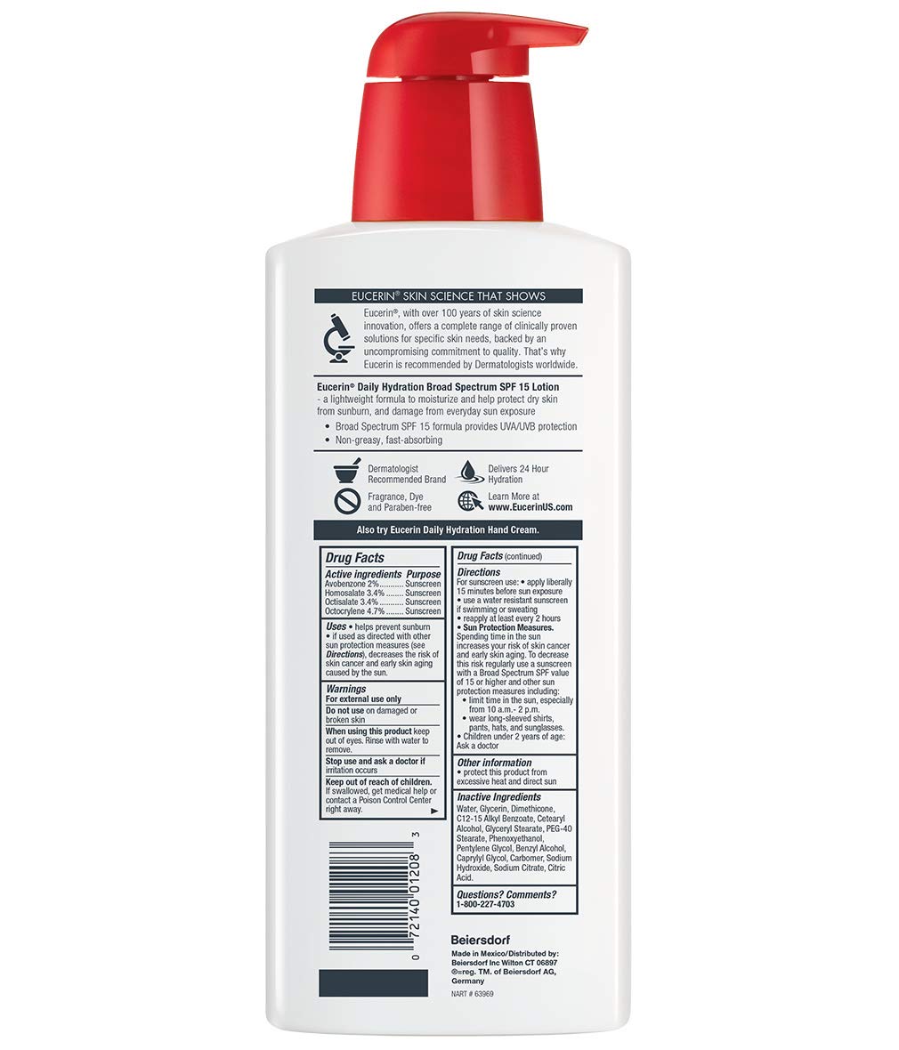 Eucerin Fast-Acting Moisturizer for Office & Desk – Non-Greasy Formula for All-Day Skin Comfort