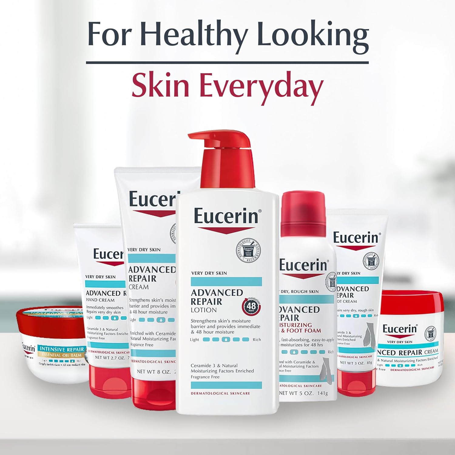 Eucerin Hand Cream Holiday Gift – 3-Pack Fragrance-Free Sensitive Skin Present