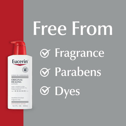 Eucerin Original Healing Rich Body Lotion for Mindful Self-Care Routines