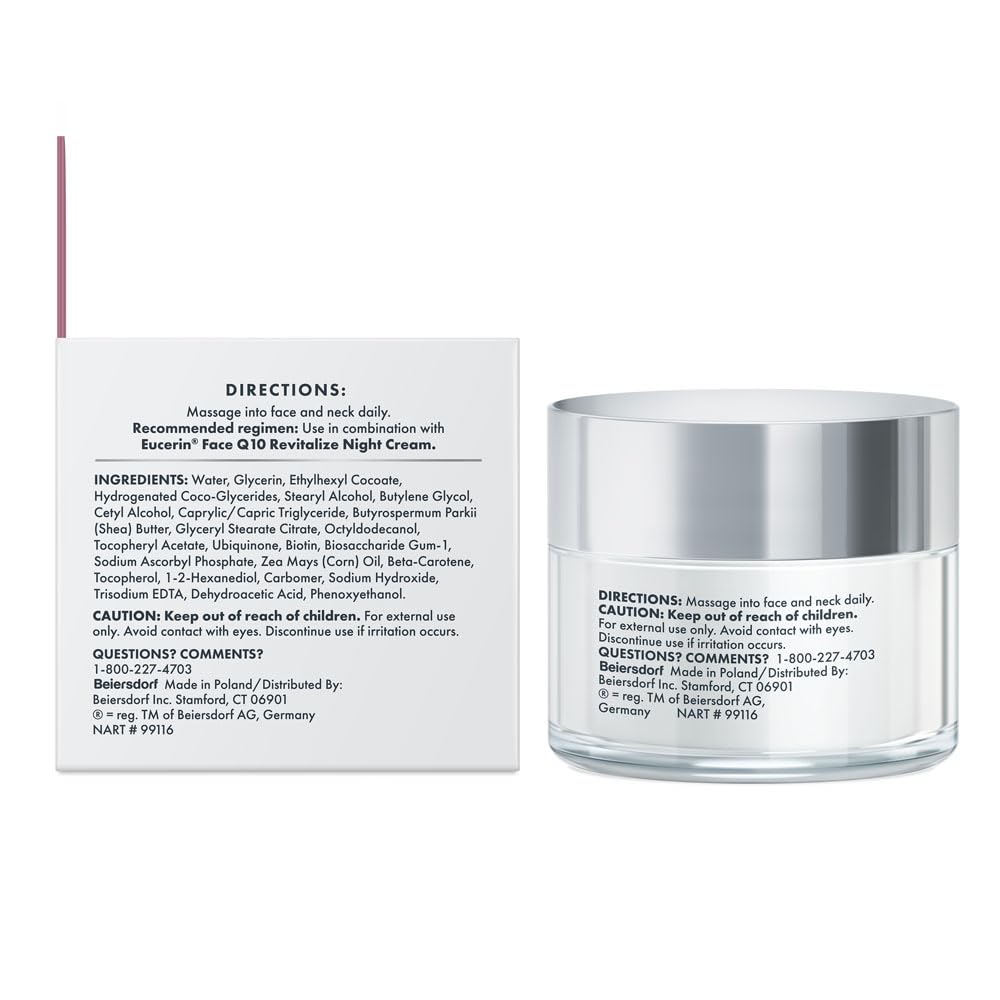 Eucerin Q10 Advanced Facial Moisturizer – Antioxidant-Rich Elegance for Refined Beauty