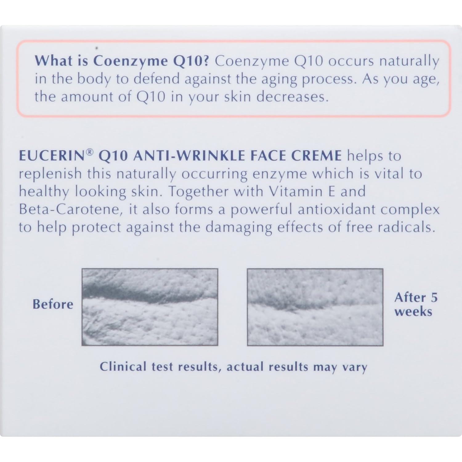 Eucerin Q10 Advanced Facial Moisturizer – Antioxidant-Rich Elegance for Refined Beauty