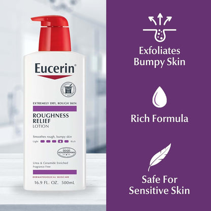 Eucerin Urea Enriched Body Moisturizer – Dermatologist-Recommended Body Lotion Safe for Sensitive and Eczema-Prone Skin