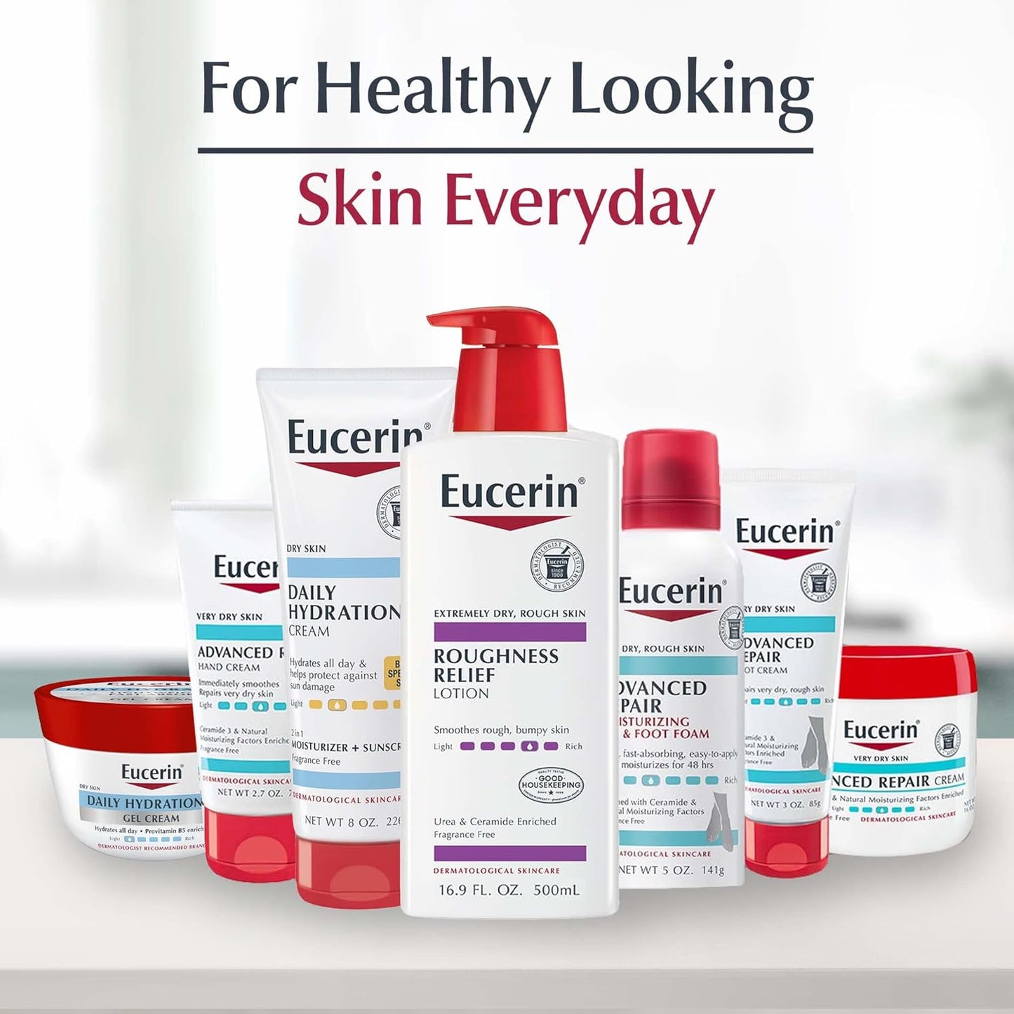Eucerin Urea Enriched Body Moisturizer – Dermatologist-Recommended Body Lotion Safe for Sensitive and Eczema-Prone Skin