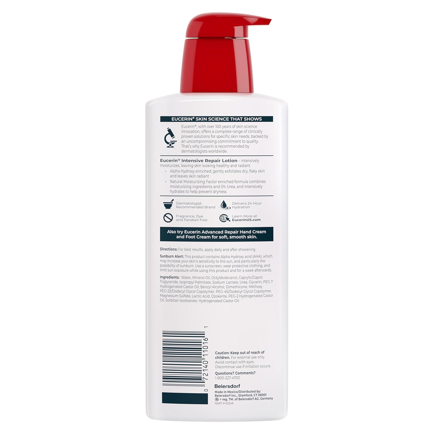 Eucerin Urea-Enriched Moisturizer – Premium Self-Care Gift Set Perfect for Birthday or Wellness
