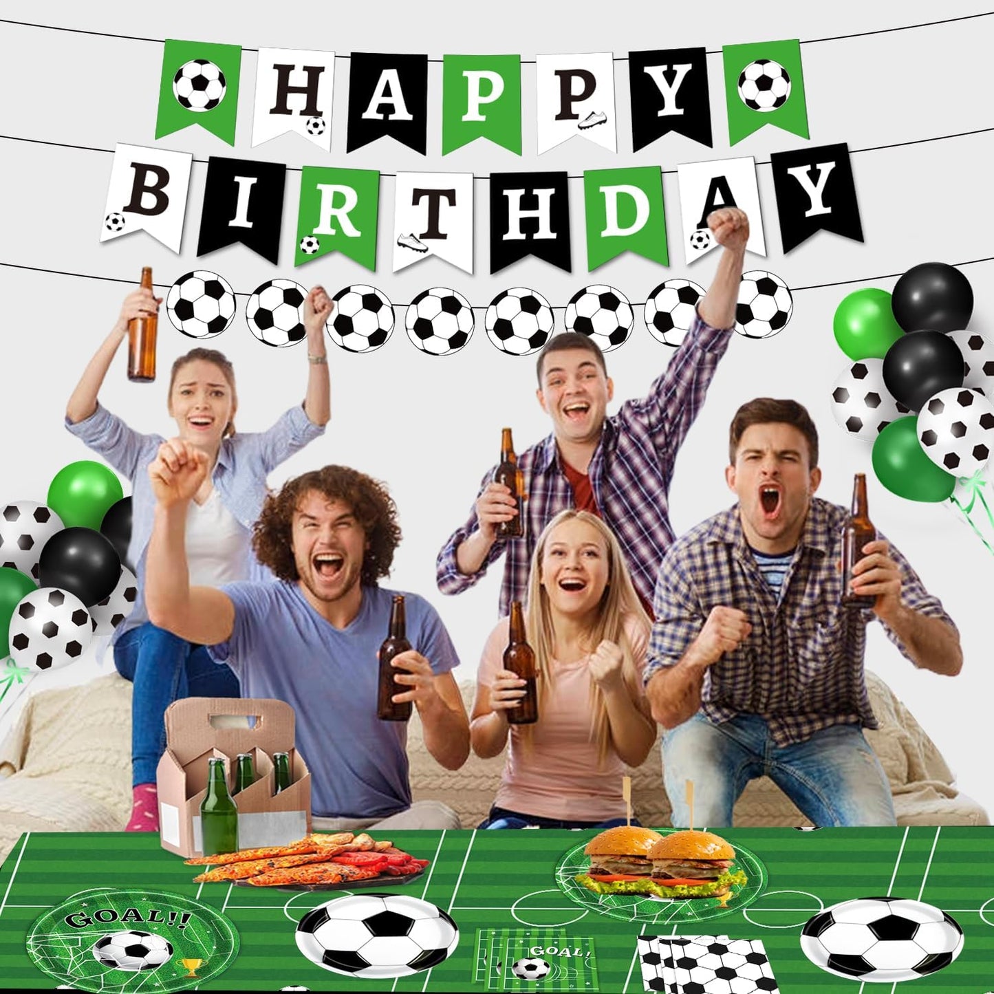 Event Planning Made Simple – All-in-One Soccer Party Decorations for Seamless 24-Guest Setup
