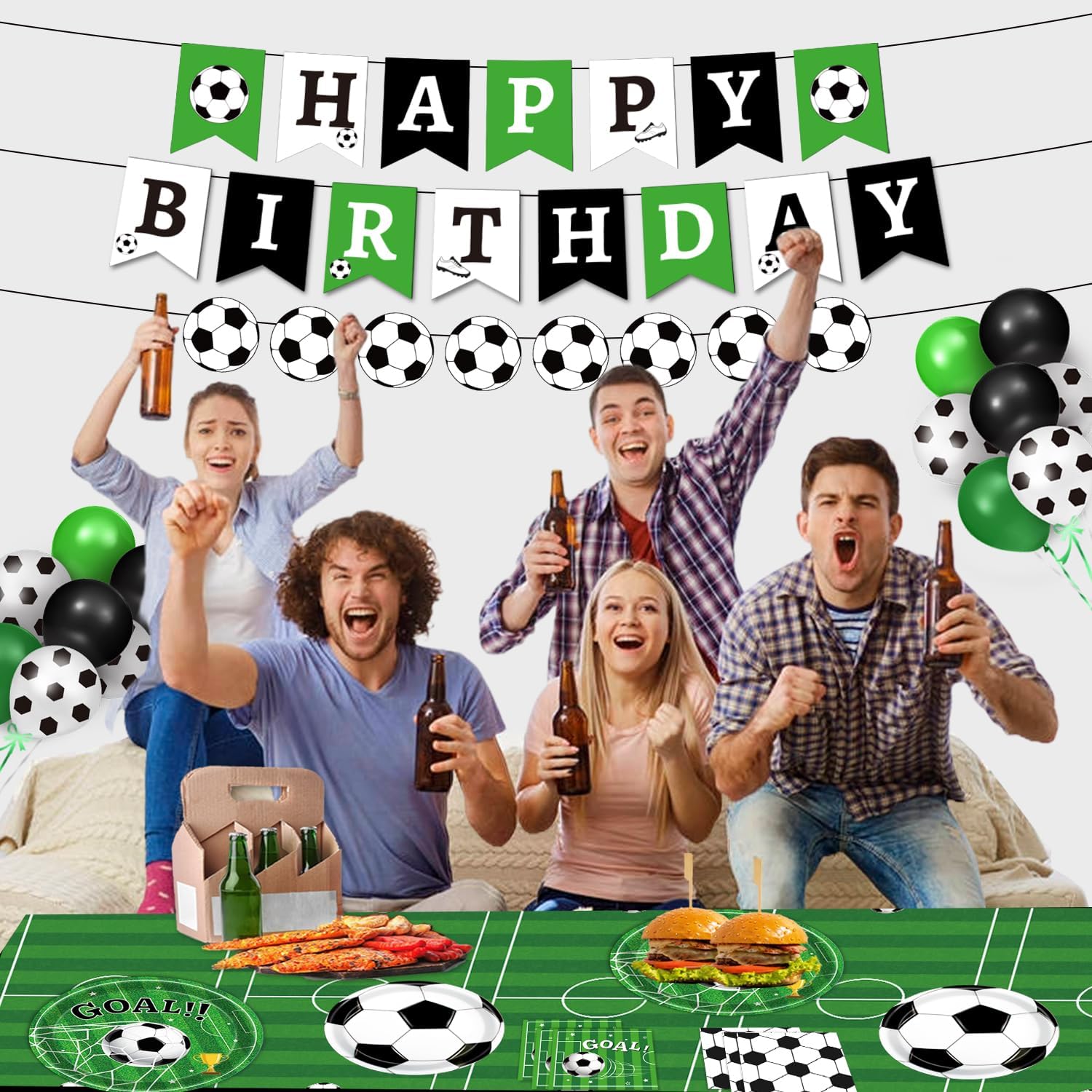 Event Planning Made Simple – All-in-One Soccer Party Decorations for Seamless 24-Guest Setup