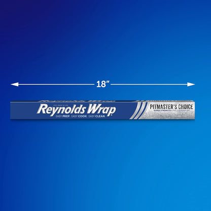 extra-thick aluminum foil engineered to withstand high-heat grilling and smoking