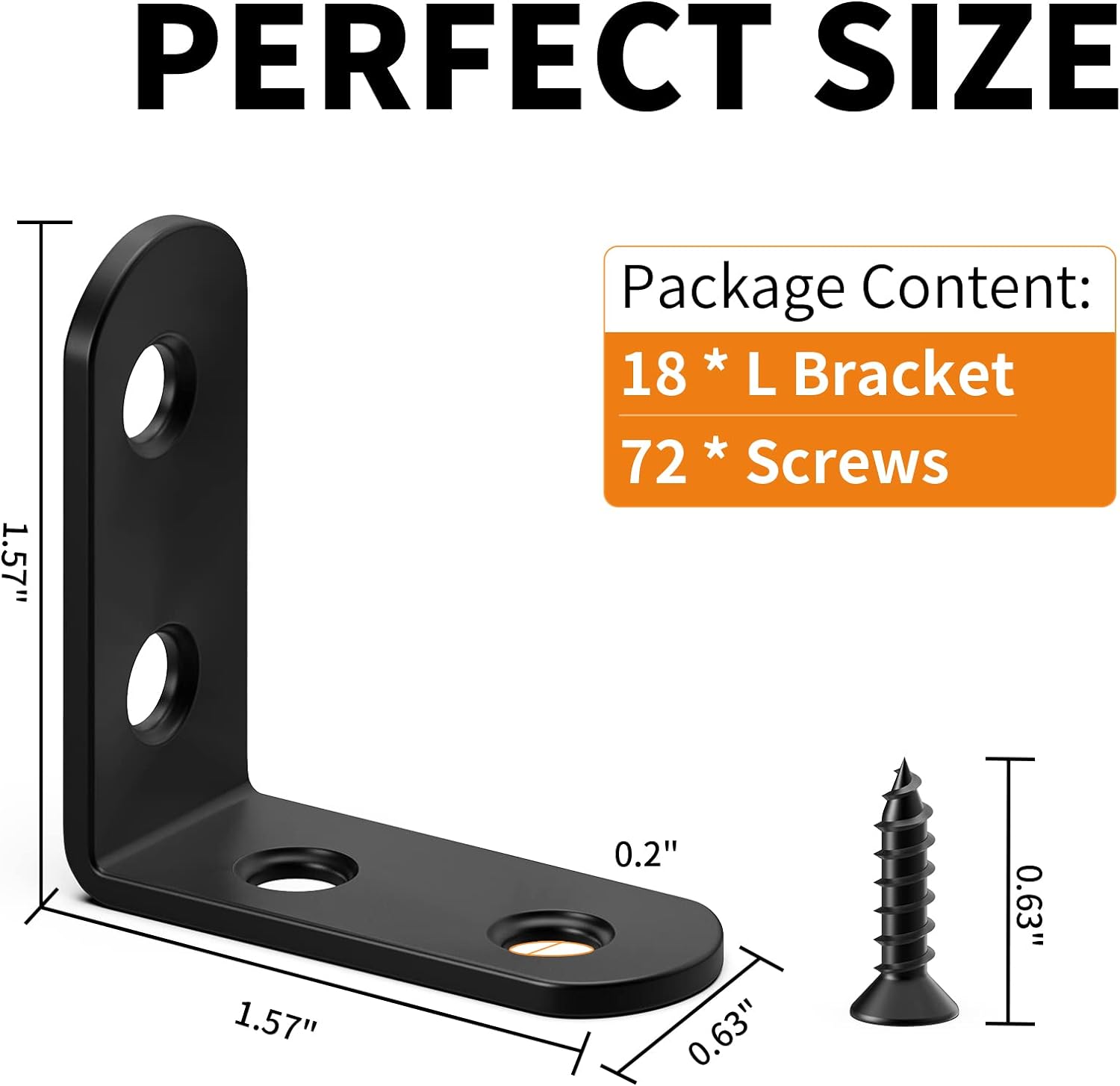 FATLODA Corner Brackets – Waterproof Hardware for Garden Builds, Deck Storage, and Outdoor Furniture