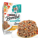 Beneful IncrediBites Wet Dog Food for Small Breeds – Lightweight 3 oz Cans Ideal for Outdoor Adventures, 30 Pack