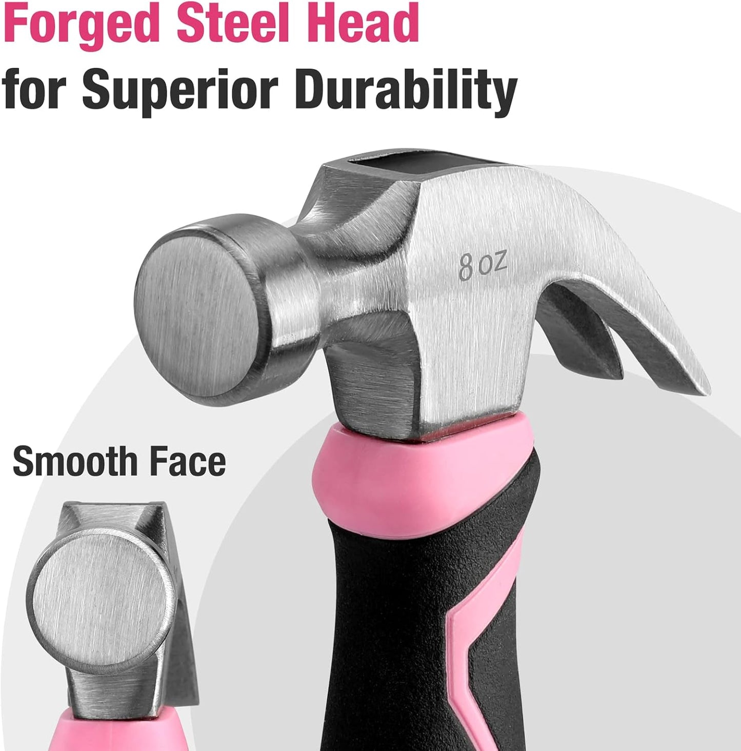 fiberglass handle with shock-reduction grip, non-conductive and non-slip properties
