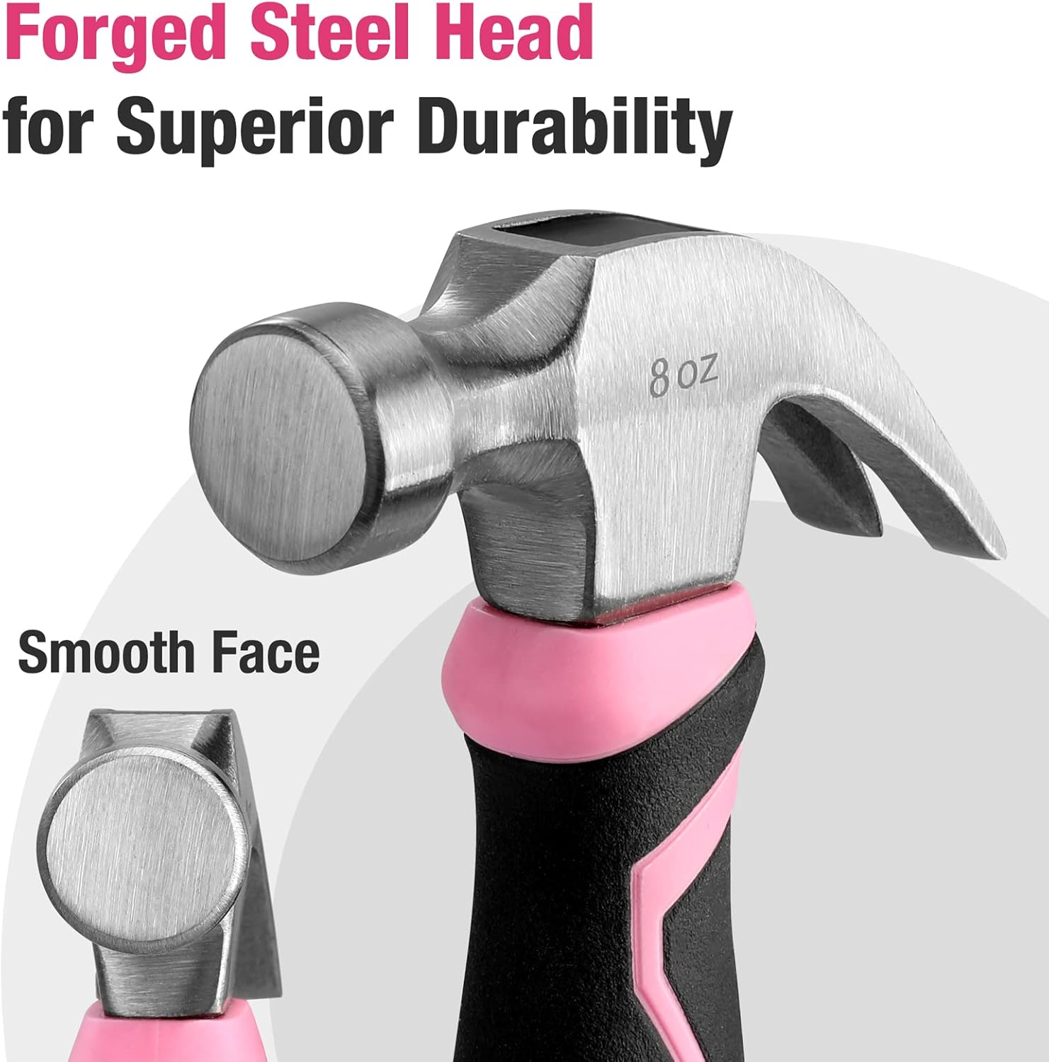 fiberglass handle with shock-reduction grip, non-conductive and non-slip properties