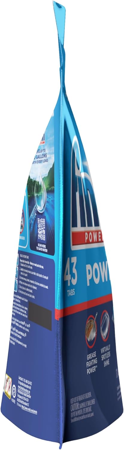 Finish Power Dishwasher Pods Holiday Gift for Her, Bulk 94-Count for Busy Family Kitchens