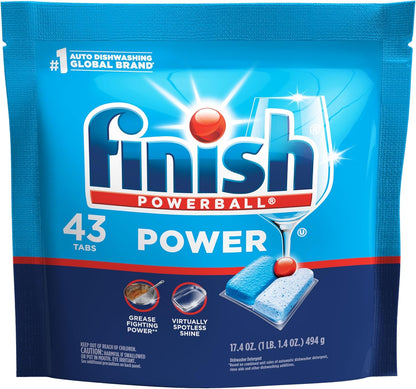 Finish Power Dishwasher Pods Holiday Gift for Her, Bulk 94-Count for Busy Family Kitchens