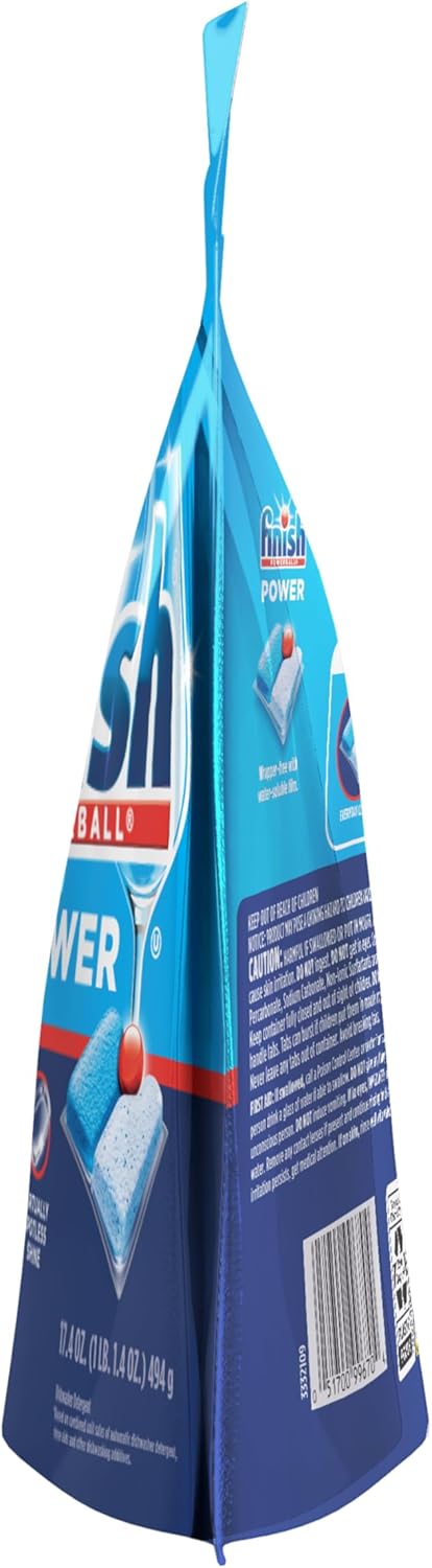 Finish Power Dishwasher Pods Holiday Gift for Her, Bulk 94-Count for Busy Family Kitchens