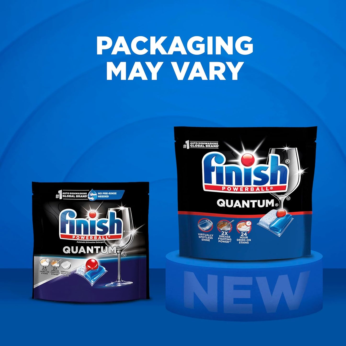 Finish Quantum Dishwasher Pods – Worry-Free Cleanup for Busy Family Dining Areas, Pre-Measured Single Pods