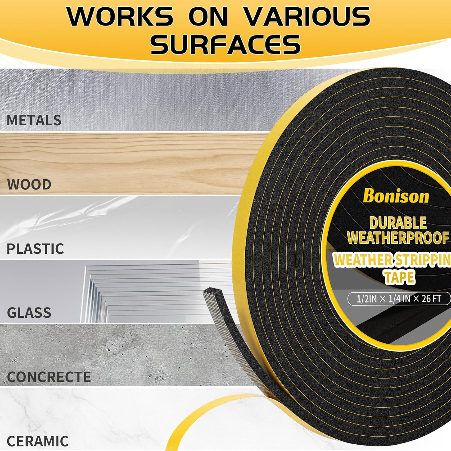 Foam Seal Solutions - Jeep Wrangler Door Seal Tape for Off-Road Trips