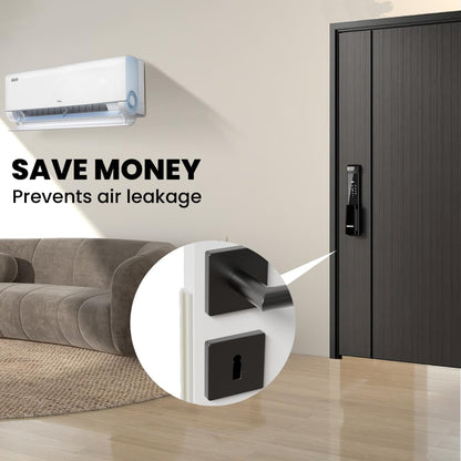 FoamGuard V-Profile Draft Stopper – Home Office Calm Door Seal for Focused Breathing Space, Peel and Stick Noise Reduction