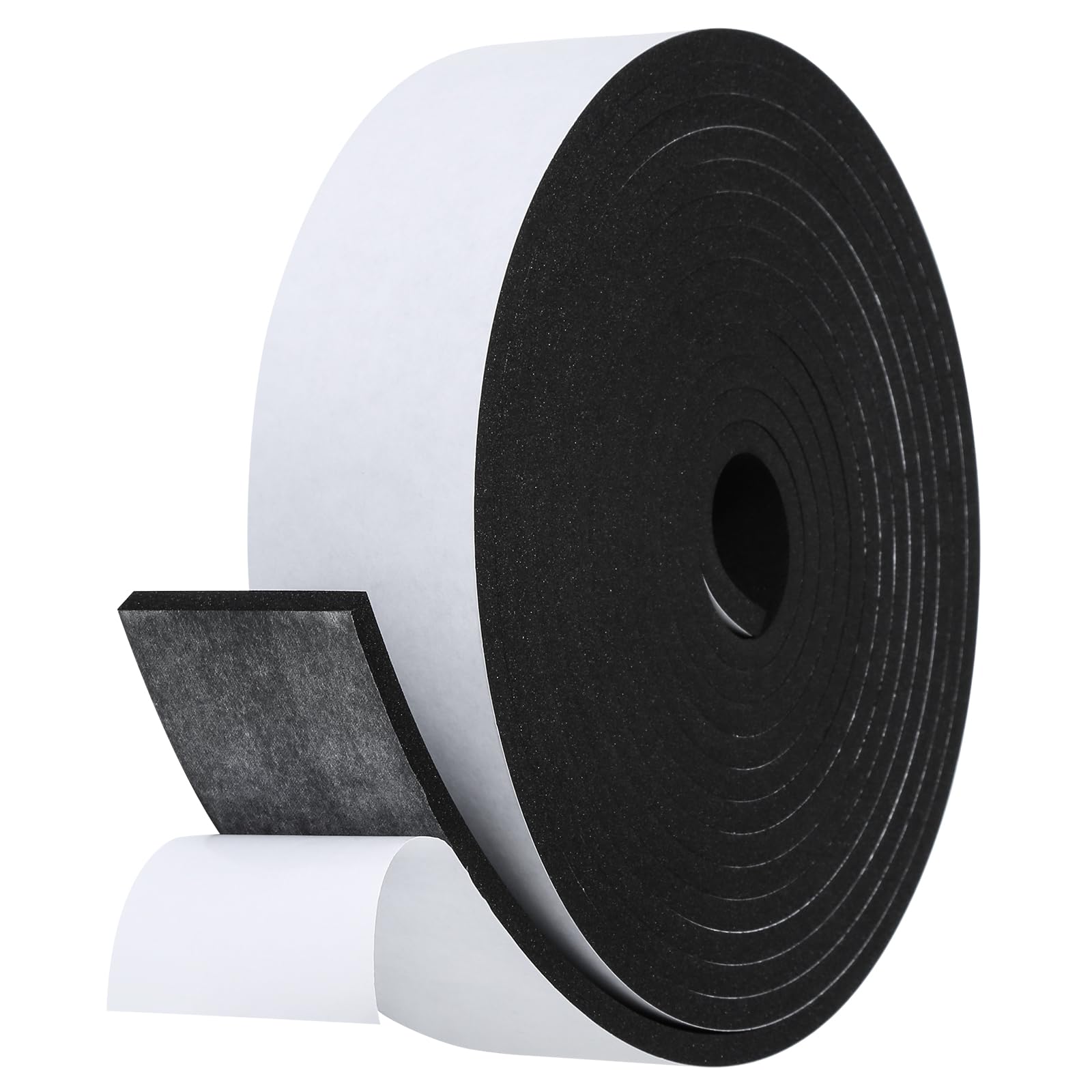 Fowong Foam Weather Stripping – Pet- and Child-Friendly Door and Window Insulation, Removable Self-Adhesive Seal