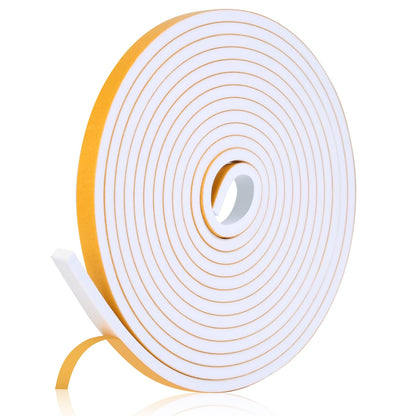 Fowong Foam Weather Stripping – Pet- and Child-Friendly Door and Window Insulation, Removable Self-Adhesive Seal