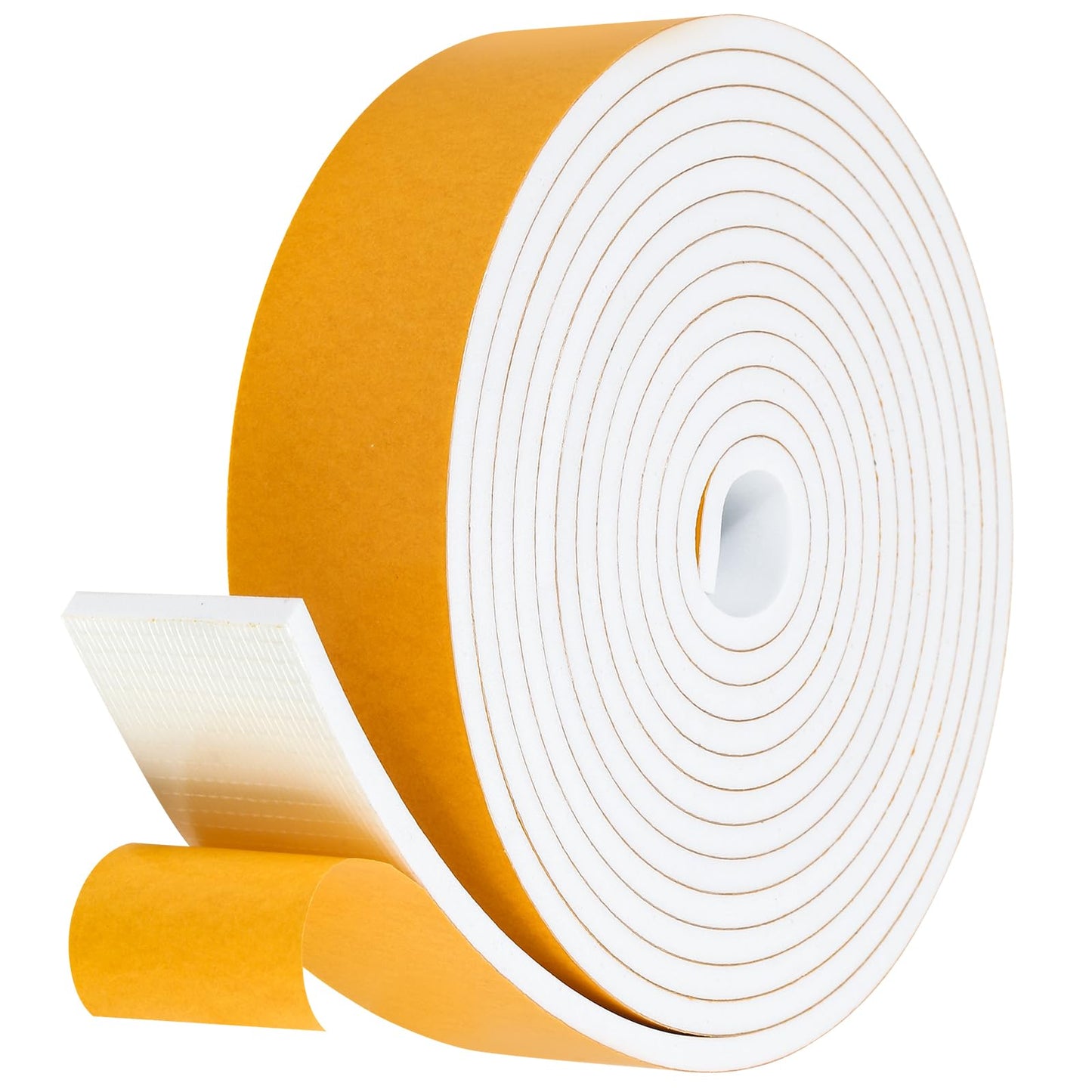 Fowong Foam Weather Stripping – Pet- and Child-Friendly Door and Window Insulation, Removable Self-Adhesive Seal
