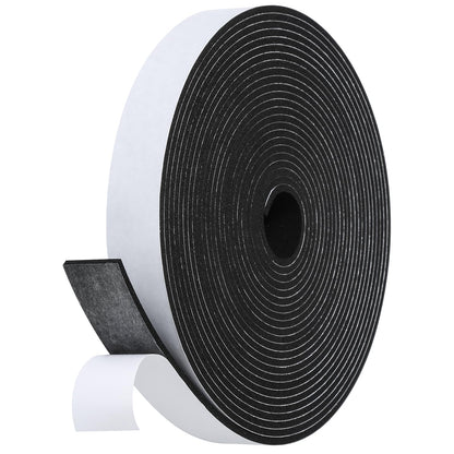 Fowong Foam Weather Stripping – Pet- and Child-Friendly Door and Window Insulation, Removable Self-Adhesive Seal