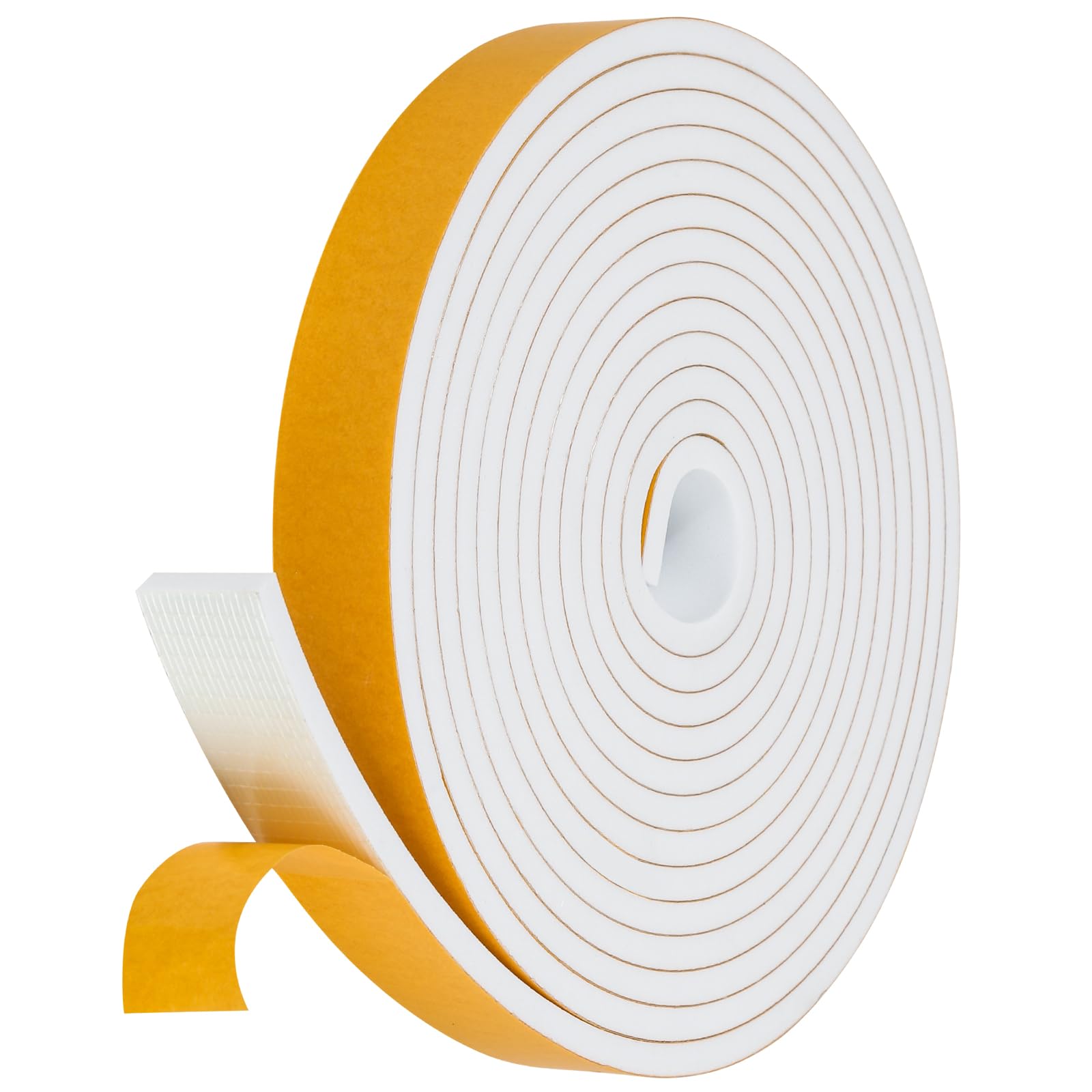 Fowong Foam Weather Stripping – Pet- and Child-Friendly Door and Window Insulation, Removable Self-Adhesive Seal