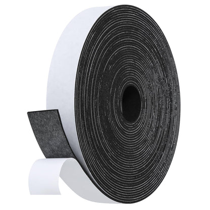 Fowong Foam Weather Stripping – Pet- and Child-Friendly Door and Window Insulation, Removable Self-Adhesive Seal