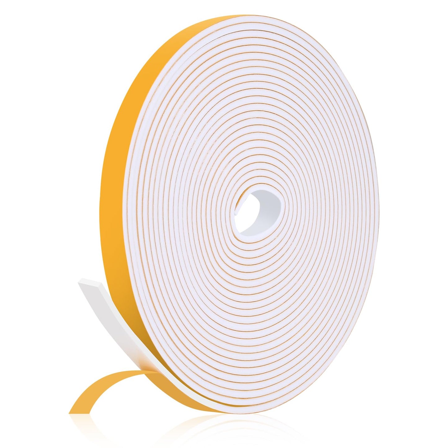 Fowong Foam Weather Stripping – Pet- and Child-Friendly Door and Window Insulation, Removable Self-Adhesive Seal