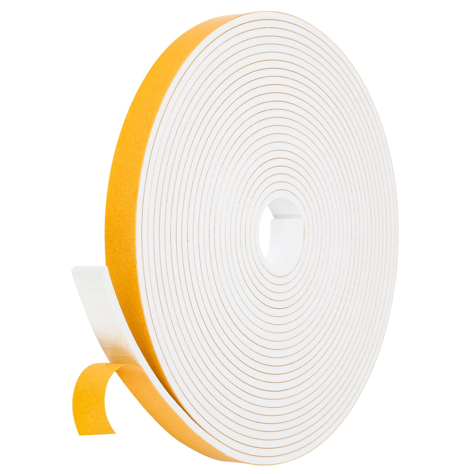 Fowong Foam Weather Stripping – Pet- and Child-Friendly Door and Window Insulation, Removable Self-Adhesive Seal