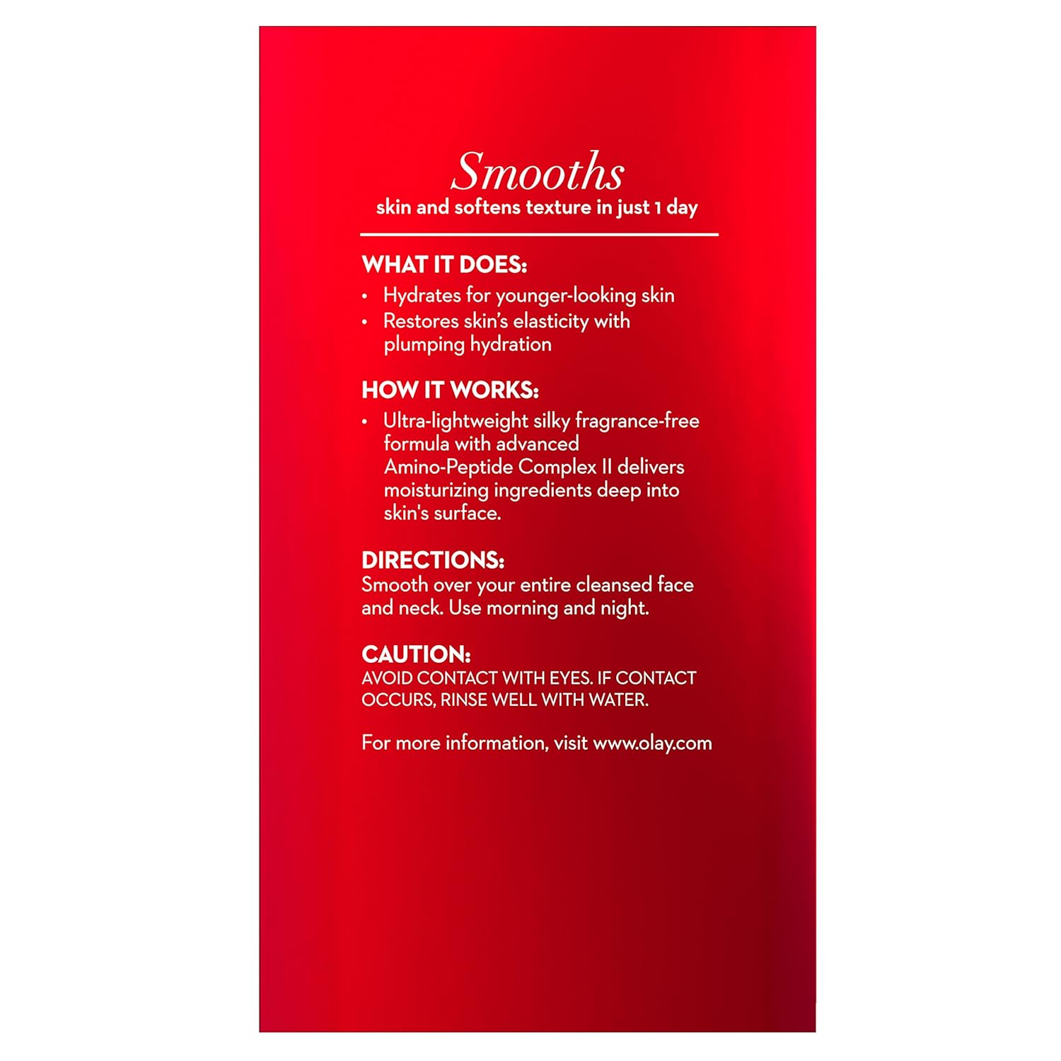 fragrance-free formula suitable for sensitive skin
