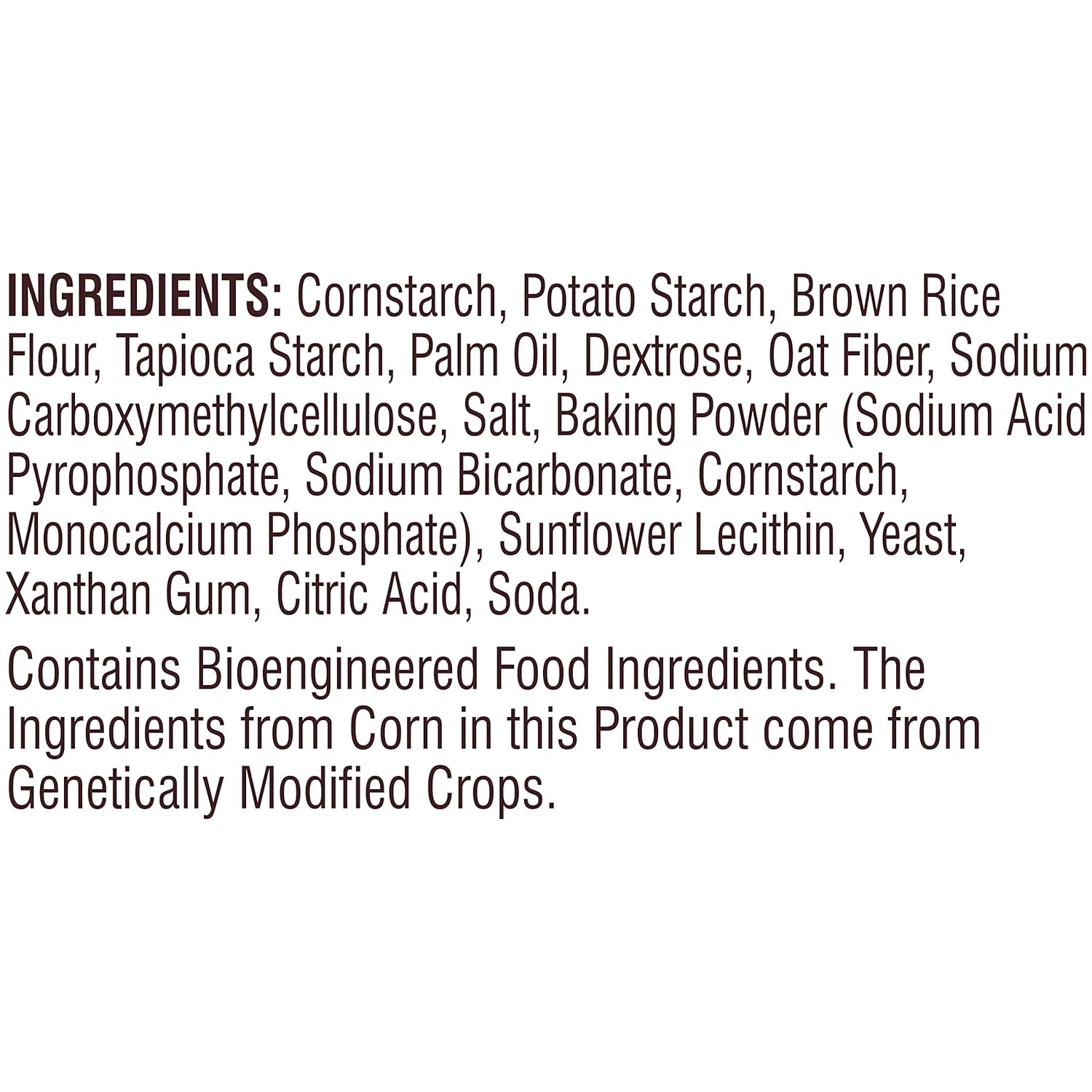 free from dairy, egg, and milk ingredients