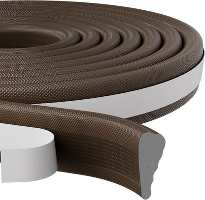 FrostGuard Black Foam Door Frame Seal – Patio Sliding Glass Door Weather Strip, All-Season Outdoor Edge Protection