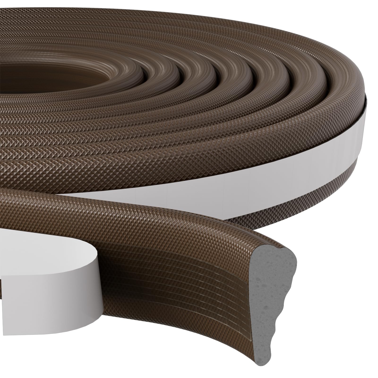 FrostGuard Black Foam Door Frame Seal – Patio Sliding Glass Door Weather Strip, All-Season Outdoor Edge Protection