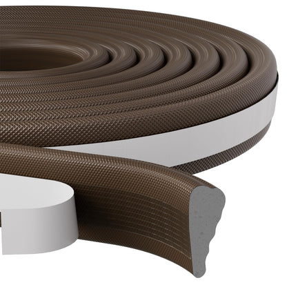 FrostGuard Black Foam Door Frame Seal – Patio Sliding Glass Door Weather Strip, All-Season Outdoor Edge Protection