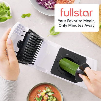 Fullstar The Original Pro Chopper – Fast Salad and Stir-Fry Prep for Tight Schedules, Dishwasher-Safe Vegetable Slicer