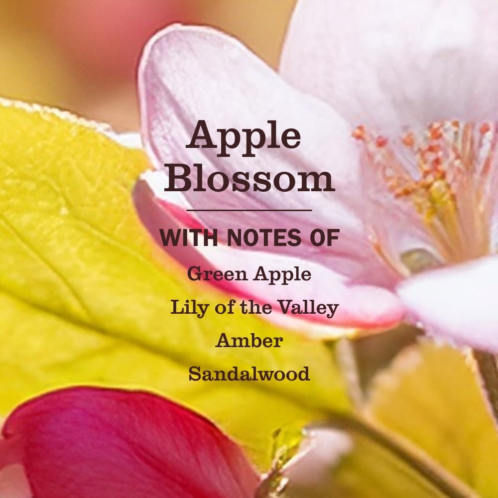 garden-inspired apple blossom scent