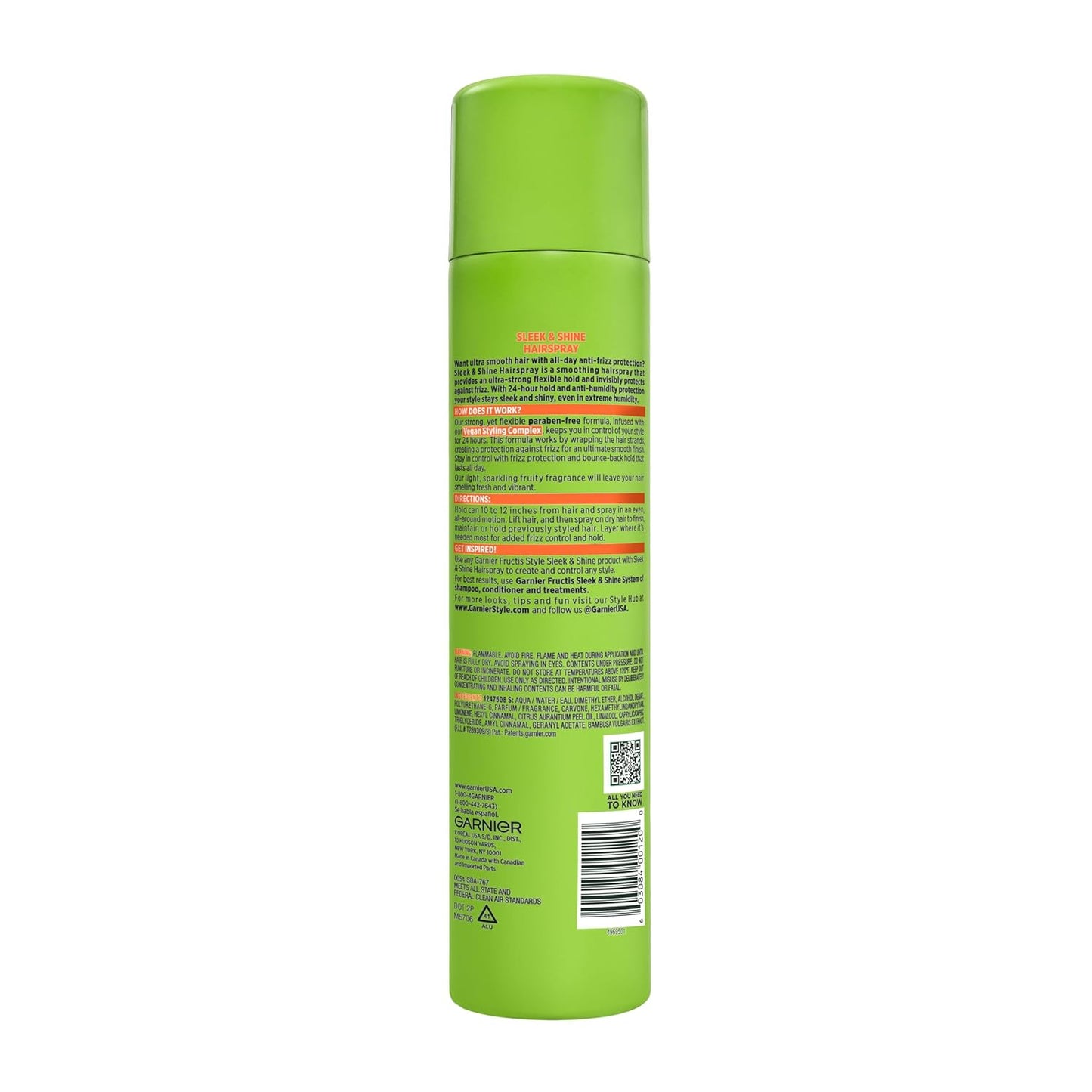 Garnier Anti-Frizz Hairspray – Wellness-Focused Hair Care for Your Daily Beauty Meditation