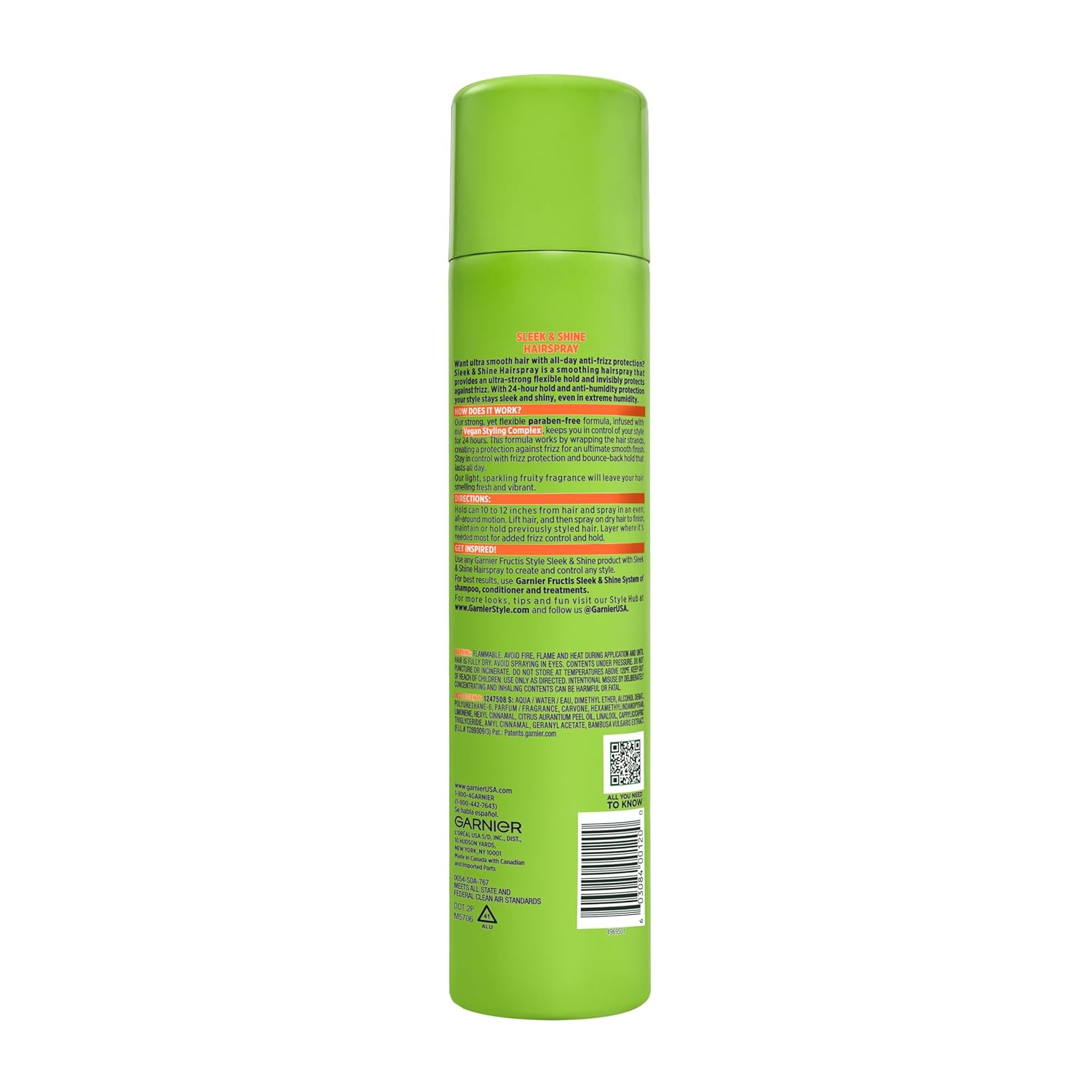 Garnier Anti-Frizz Hairspray – Wellness-Focused Hair Care for Your Daily Beauty Meditation