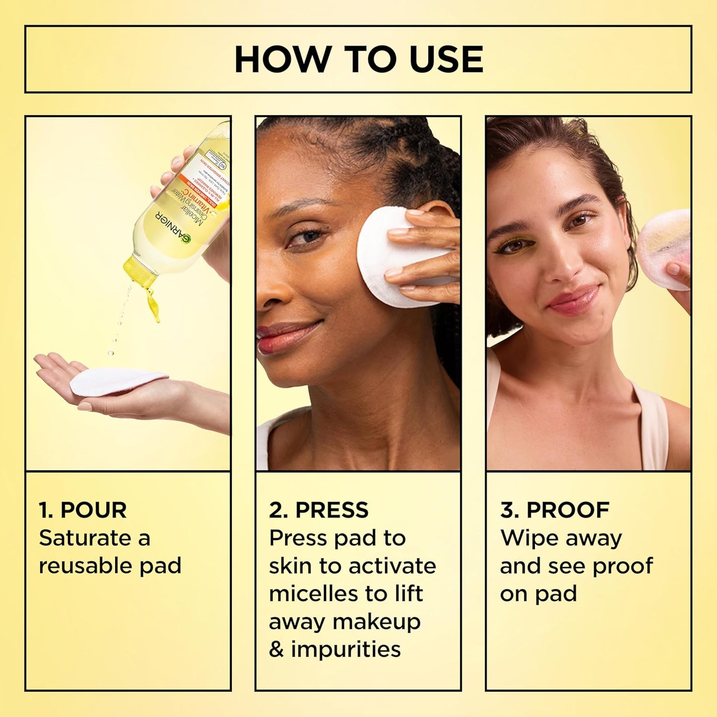 Garnier Brightening Micellar Water – Mindful Morning & Evening Facial Refresh for Glowing Wellness