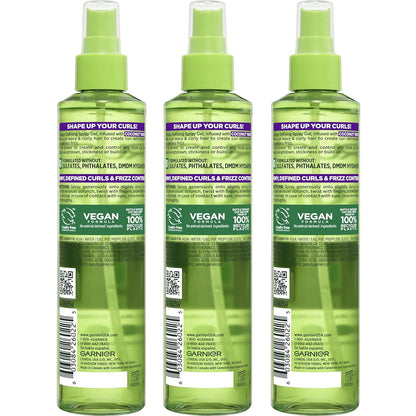 Garnier Fructis Curl Define Spray Gel – Calming Haircare Ritual with Shea Butter & Coconut Water