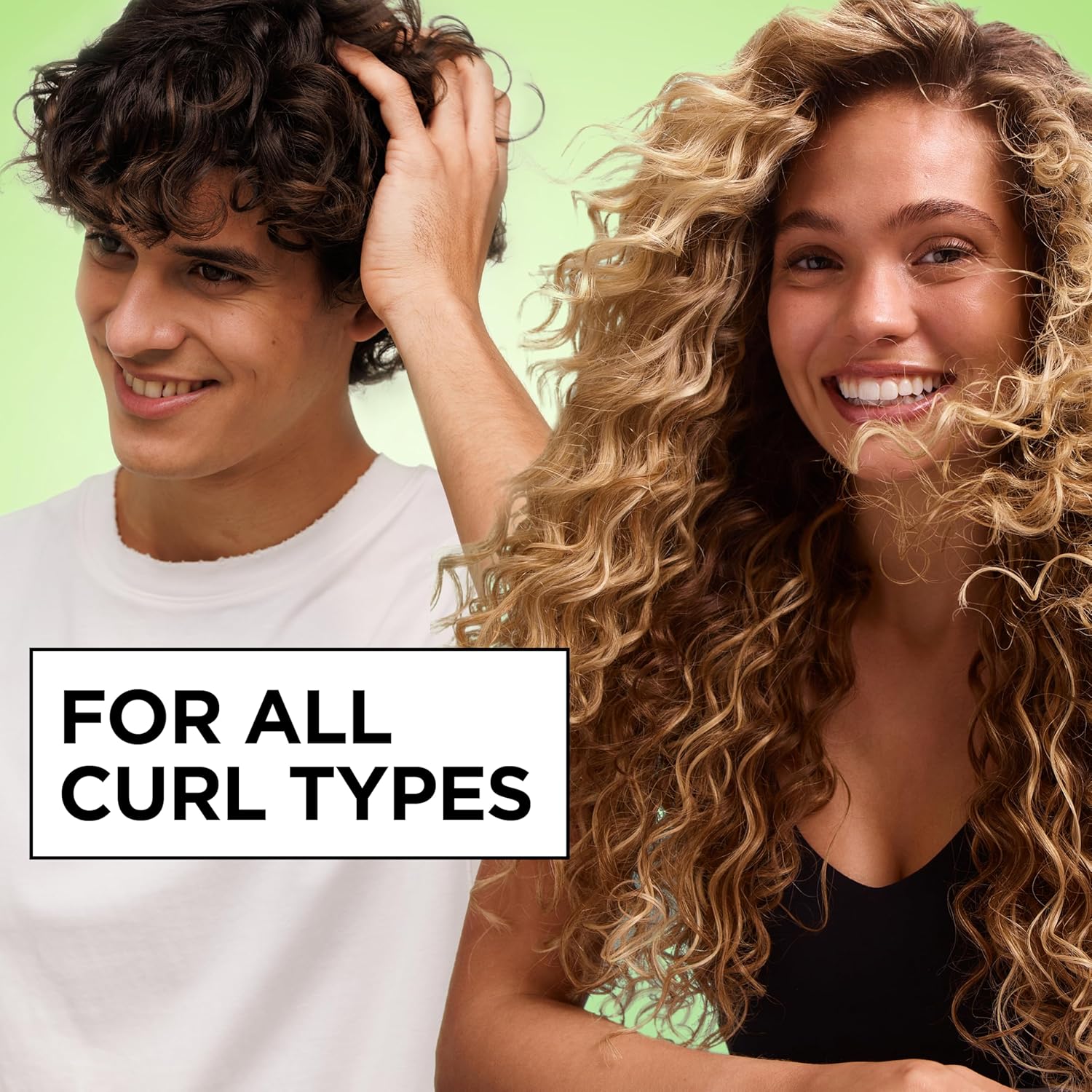 Garnier Fructis Curl Nourish Air Dry Cream XL – Vegan Curl Care Stocking Stuffer for the Curly Friend in Your Life