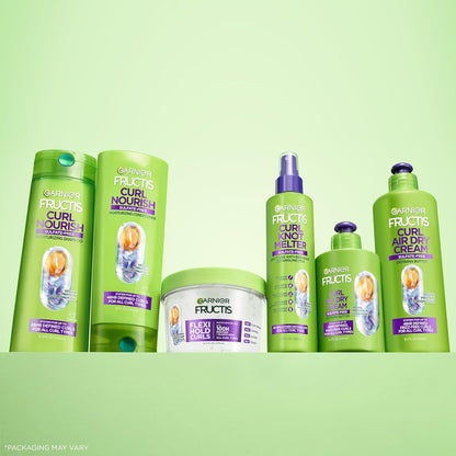 Garnier Fructis Curl Nourish Air Dry Cream XL – Vegan Curl Care Stocking Stuffer for the Curly Friend in Your Life