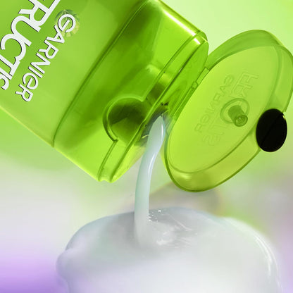 Garnier Fructis Curl Nourish Shampoo – Nightly Wind-Down Hair Care for Frizz-Free Curly Locks, 48-Hour Defined Curls