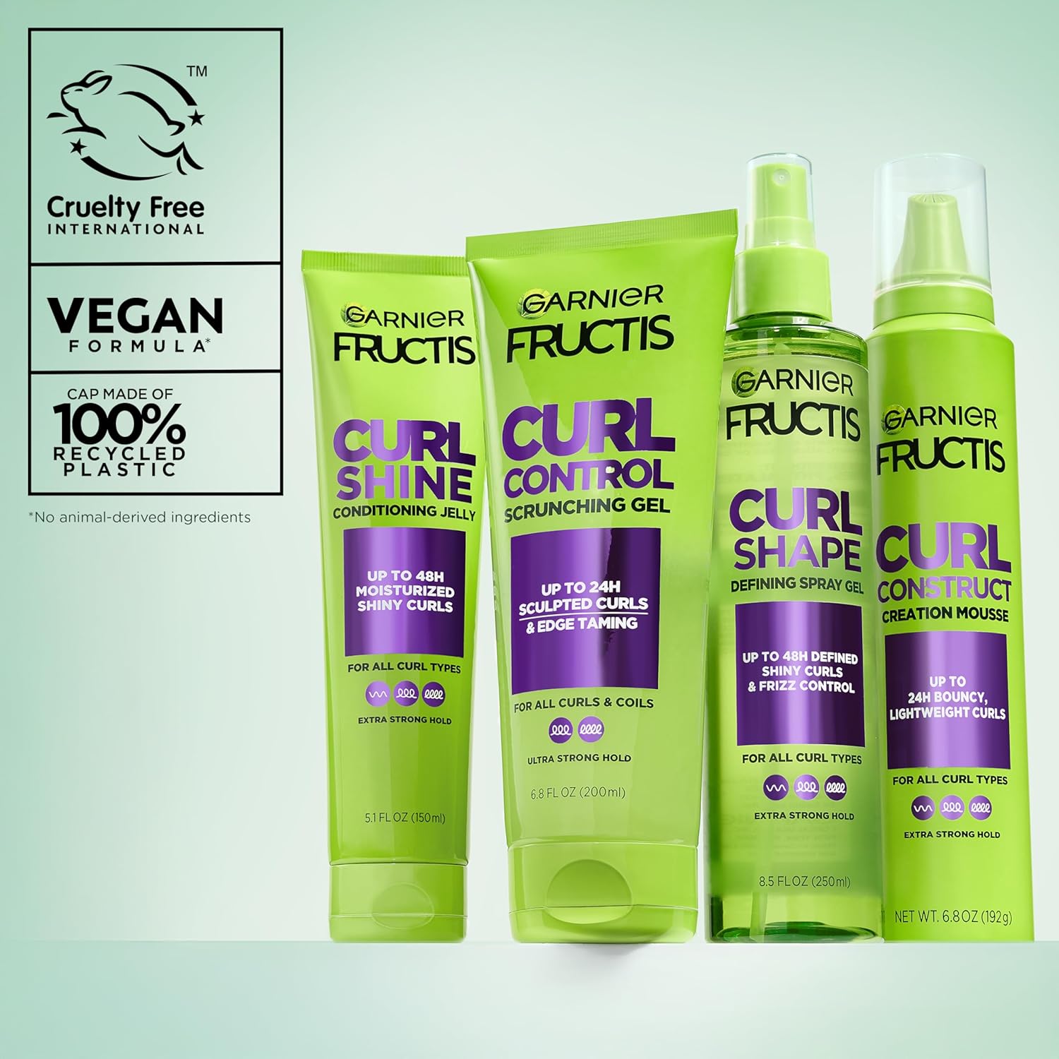 Garnier Fructis Curl Shine Gel – Wellness-First Curl Care with Shea Butter & 48-Hour Hold