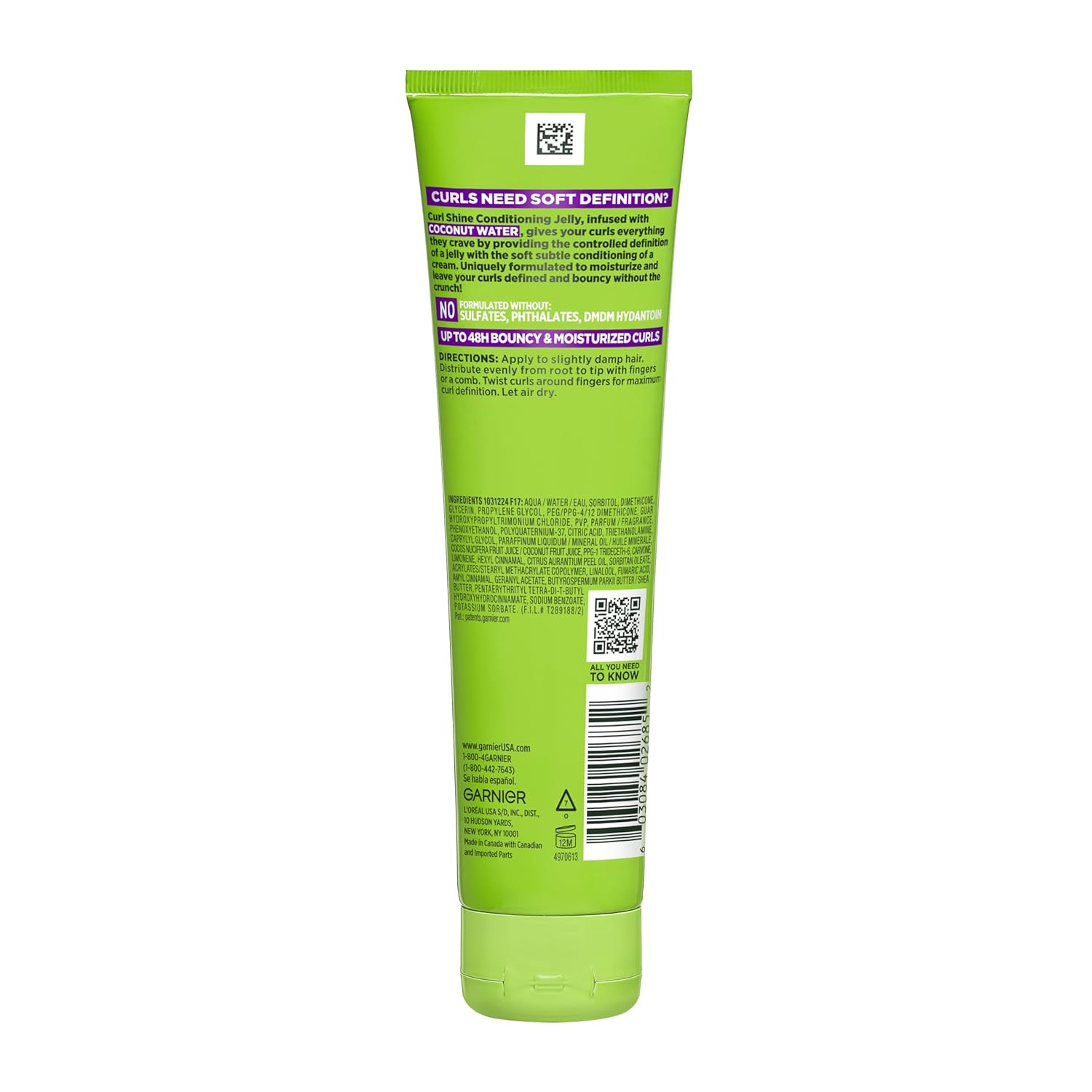 Garnier Fructis Curl Shine Gel – Wellness-First Curl Care with Shea Butter & 48-Hour Hold