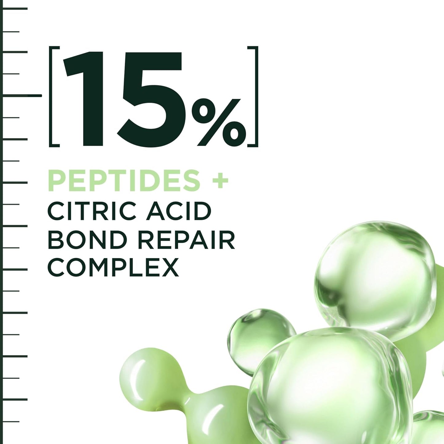 Garnier Fructis Hair Filler Peptide Cream — Birthday Gift for Women with Damaged Hair, 10.1 Fl Oz