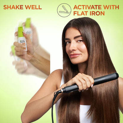 Garnier Fructis Sleek and Shine Sleek and Stay Hair Serum – Practical Stocking Stuffer for Frequent Heat Stylers, Heat Protectant