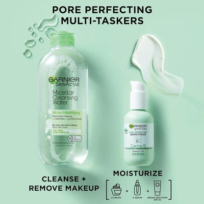 Garnier Micellar Cleansing Water – Mindful Wind-Down Face Cleanser, Fragrance-Free Sensitive Skin Formula