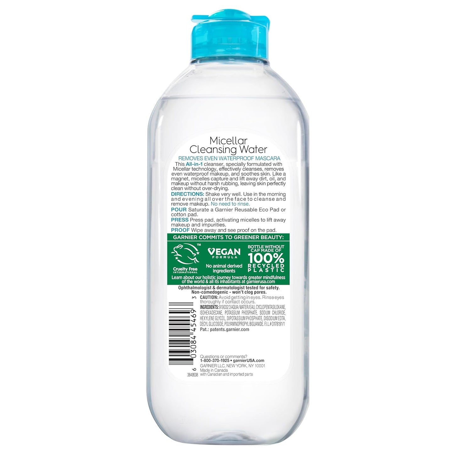 Garnier Micellar Water – Mindful Bedtime Beauty Routine, Waterproof Makeup Removal